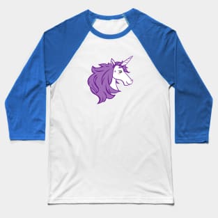 Kawaii Unicorn Baseball T-Shirt